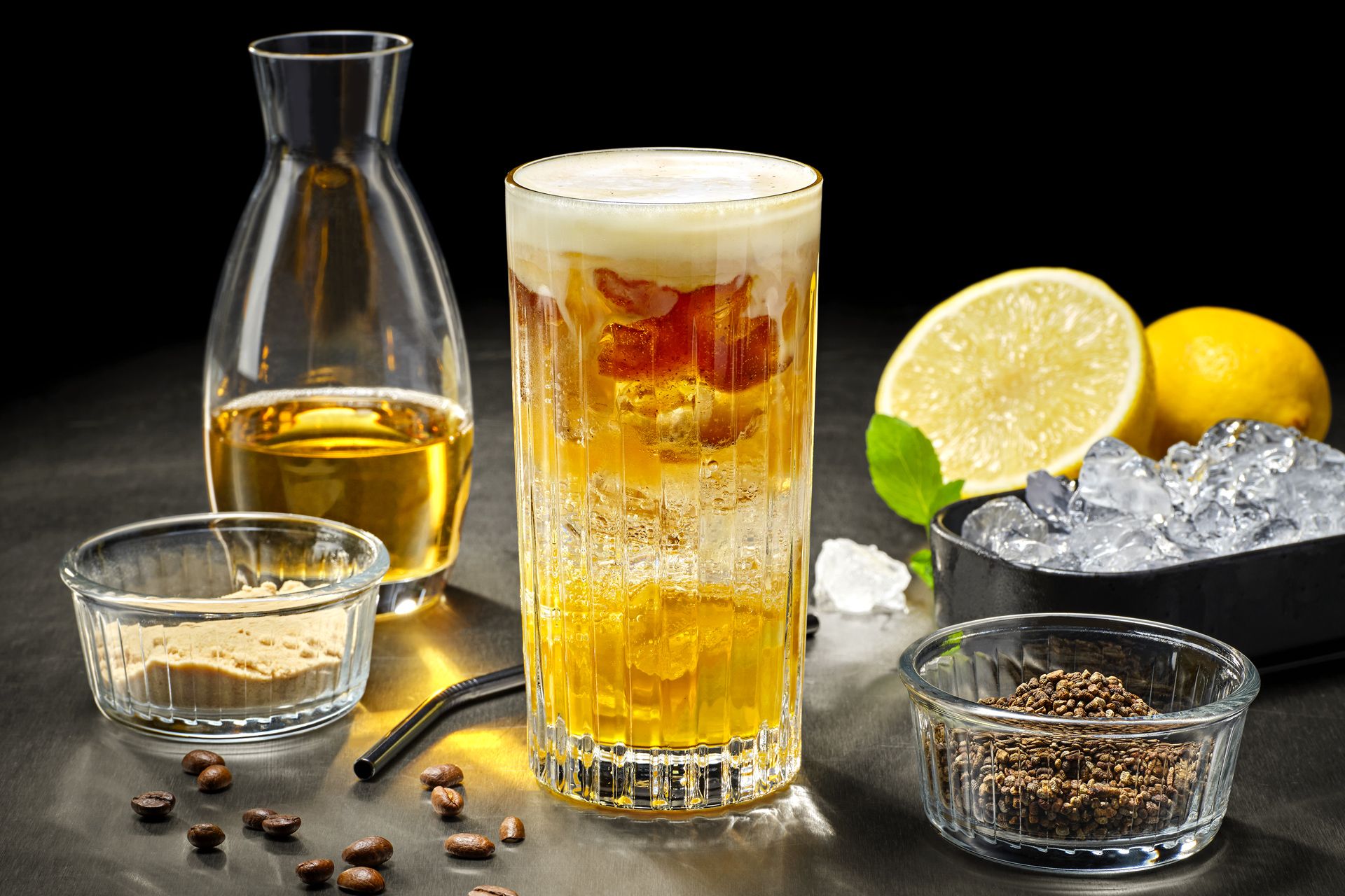 Cà phê chanh Yuzu kem sữa