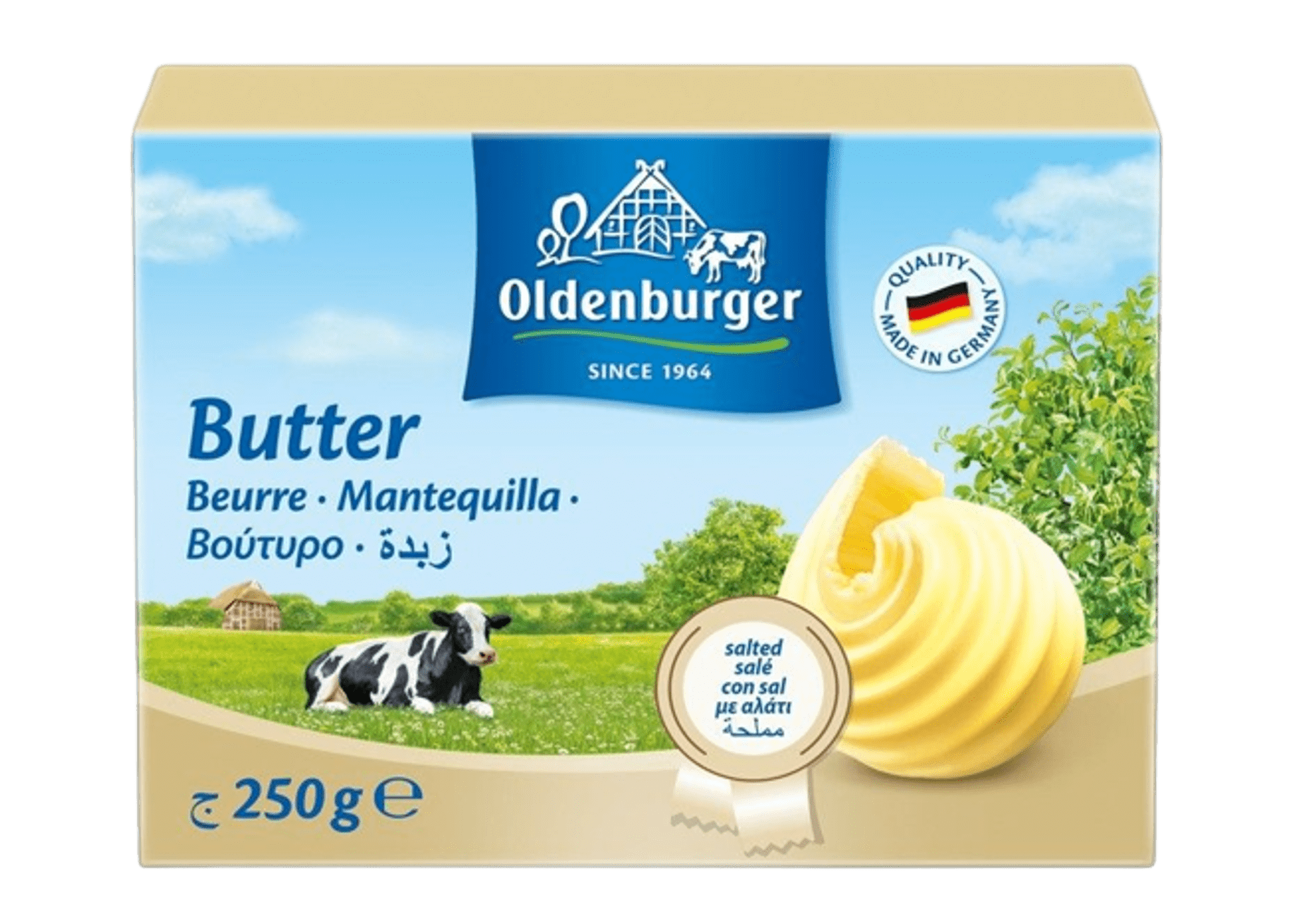 Bơ mặn Alu-Gold hiệu Oldenburger 40 thỏi x 250g